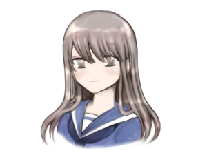 女子 女の子 学生 女子学生 中学生 高校生 漫画 萌え バストアップ 可愛い アニメ アイコン 女子高生 女子中学生 マンガ 表情 セーラー服