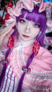 ひやニキ,コスプレ,cosplayer,メイク,イメージコンサル,メイク,美容,インフルエンサー,東方Project,パチュリー