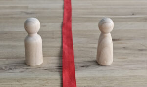 破局,分離,離婚,不貞,分ける,カップル,イラストレーション,男女間の問題,妻,はさみ,愛,男性,2人